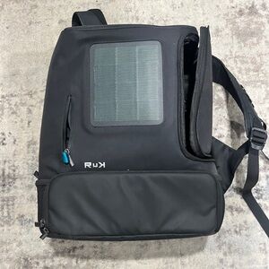 Black Solar Backpack